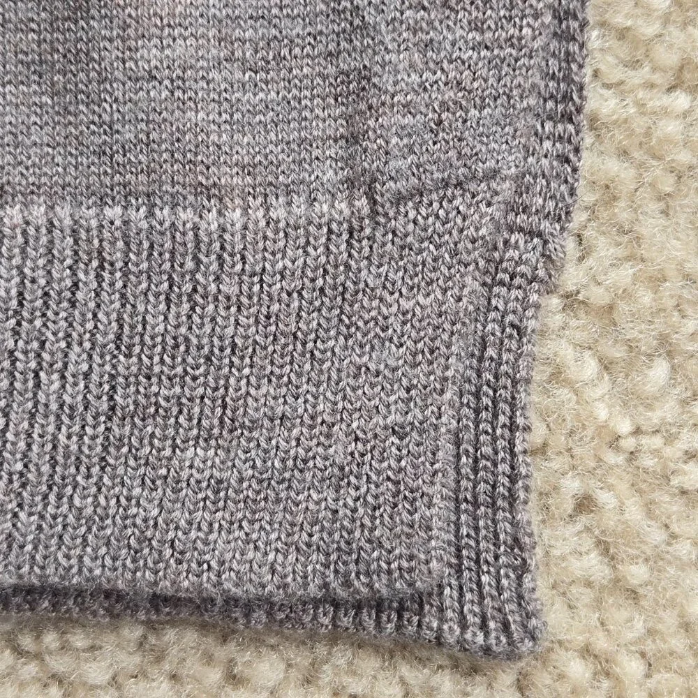 NWOT J. Jill Knit Scarf with Needle Felted Wool Flowers
